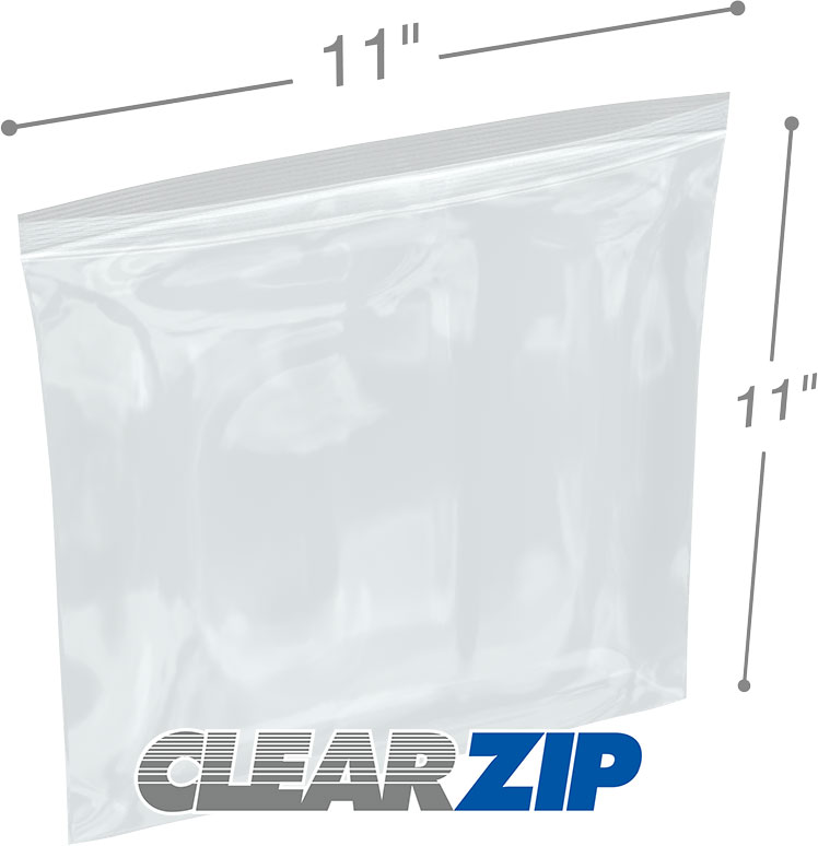 BAG INC | 11x16 INCH Size (Pack of 100 Pcs) | Transparent Plastic Poly Bag  Sealable | Used for gift packing, cards and other Packing etc. BOPP Poly