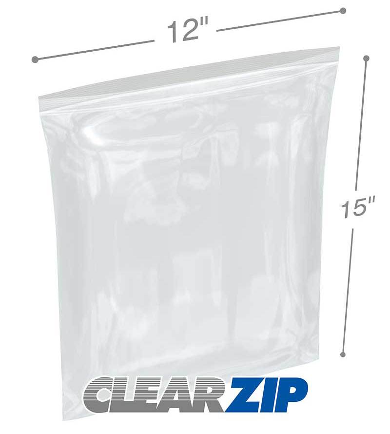 Polypropylene Zipper Bags - 12