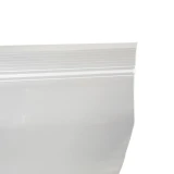 Offset Lip and Ziplock of 12 x 12 Clearzip Locking Top Bags 6 Mil