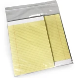 Two Yellow Notepads in 13 x 15 Clearzip Lock Top 2 Mil Bags