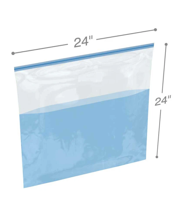 24 x 24 Leakproof Zipper Locking Bags