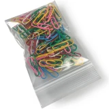 3 x 4 Clearzip Locking Top Bags 4 Mil with Paperclips