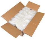 4 Mil 4 x 6 White Block Clearzip Lock Top BagCase