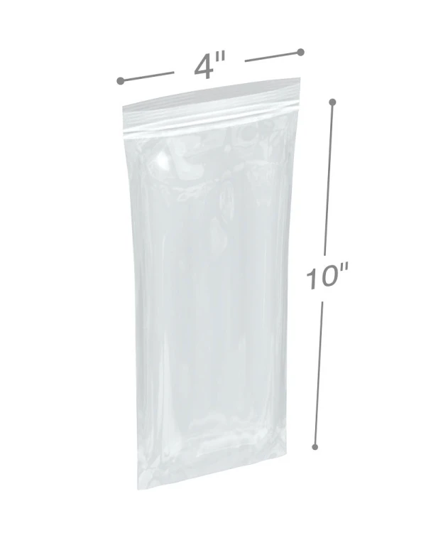 4 x 10 Clearzip Locking Top Bags 2 Mil