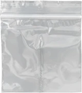 4x4 2 Mil Plastic Jewelry Bags with 3 Inch Vertical Middle Seal