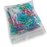 4 x 4 Clearzip Locking Top Bags 2 Mil with Color Paperclips in Bag