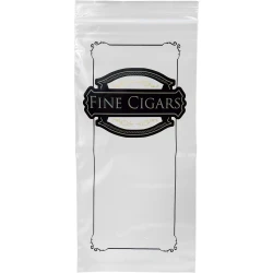 5" x 10" 2 Mil Zipper Lock Cigar Bags