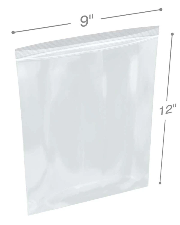 9 x 12 Clearzip&reg; Lock Top 2 Mil Bags