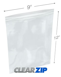 Zip Top 2mil Poly Bags 2x3 (100-Pcs)