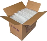 Case of 9 x 12 Clearzip Locking Top Bags with Hang Hole 2 Mil