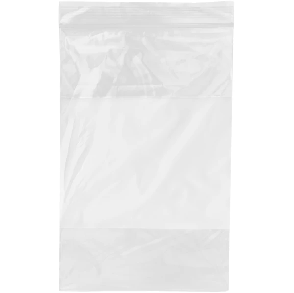 Dispenser Box 6 x 9 2 Mil White Block Clearzip Lock Top Physical Bag