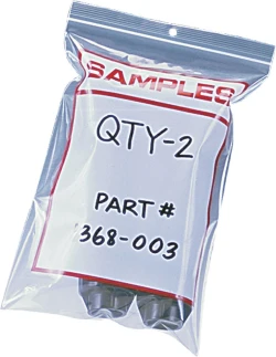 6" x 9" 4 Mil Zipper Locking Printed SAMPLES Bags